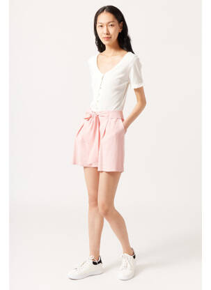 Fustă scurtă bej NAF NAF femeie