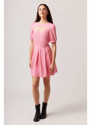 Rochie scurtă roz NAF NAF femeie