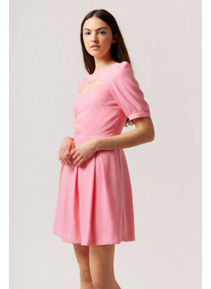 Rochie scurtă roz NAF NAF femeie