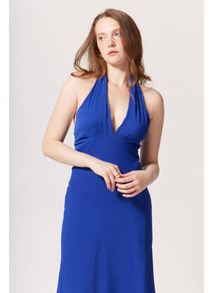 Rochie lungă albastru NAF NAF femme