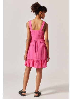 Rochie scurtă roz NAF NAF femeie
