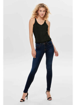 Blugi skinny albastru ONLY femeie