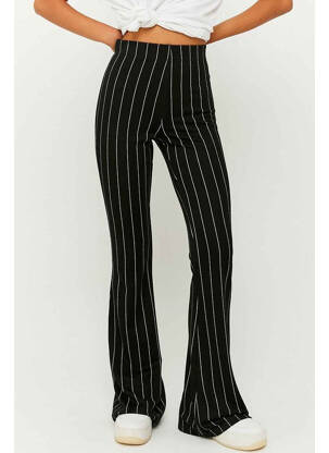 Pantalon evazat negru TALLY WEIJL femeie