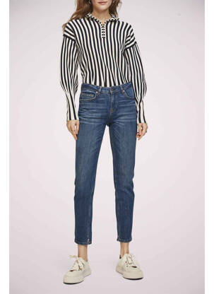 Blugi cu croială slim albastru SCOTCH & SODA femeie