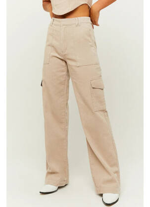 Pantalon cargo bej TALLY WEIJL femeie