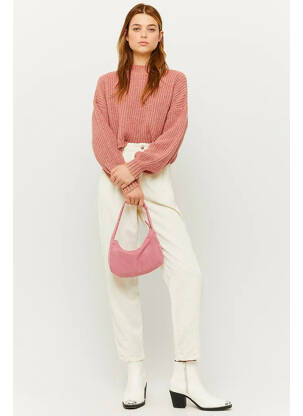 Pantalon larg bej TALLY WEIJL femeie