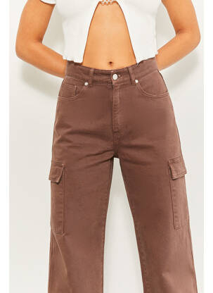 Pantalon cargo maro TALLY WEIJL femeie