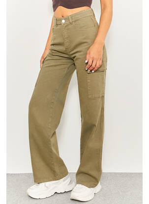 Pantalon cargo verde TALLY WEIJL femeie