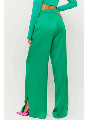 Pantalon evazat verde TALLY WEIJL femeie