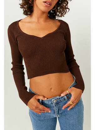 Tricou maro TALLY WEIJL femeie