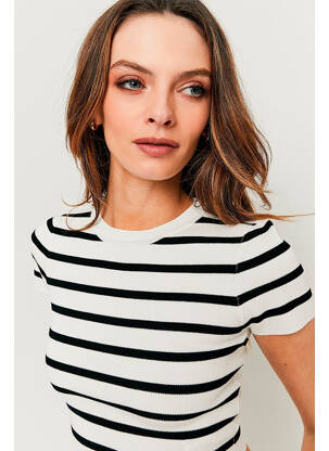 Tricou negru TALLY WEIJL femeie