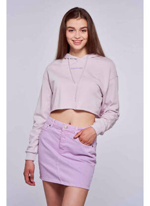 Hanorac cu glugă violet TALLY WEIJL femeie