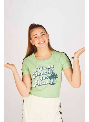 Tricou verde STIEN EDLUND femeie