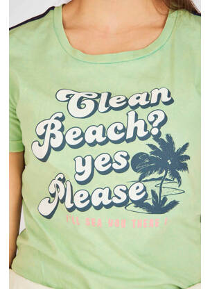 Tricou verde STIEN EDLUND femeie