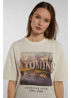 Tricou alb TALLY WEIJL femeie