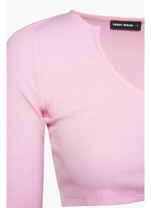 Tricou roz TALLY WEIJL femeie