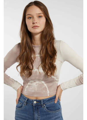 Tricou bej TALLY WEIJL femeie