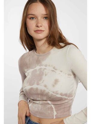 Tricou bej TALLY WEIJL femeie