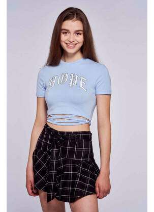 Tricou albastru TALLY WEIJL femeie