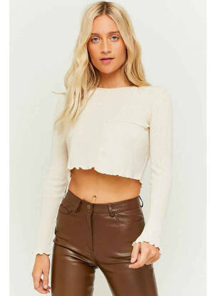 Tricou bej TALLY WEIJL femeie