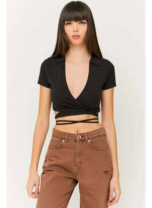 Tricou negru TALLY WEIJL femeie