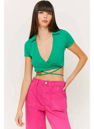 Tricou verde TALLY WEIJL femeie