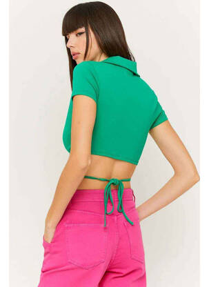 Tricou verde TALLY WEIJL femeie
