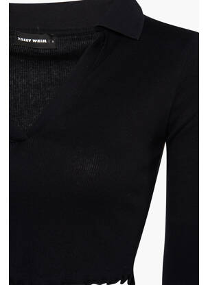 Tricou negru TALLY WEIJL femeie