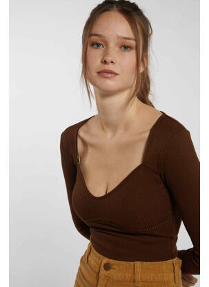 Tricou maro TALLY WEIJL femeie