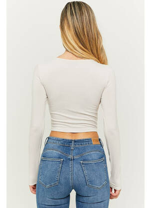 Tricou bej TALLY WEIJL femeie