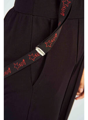 Pantalon 7/8 negru SUPASTAR femeie