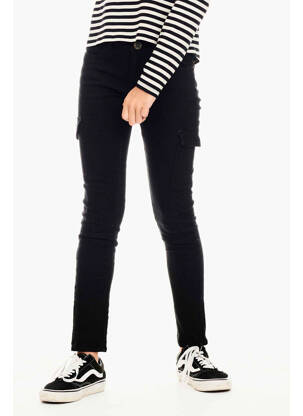 Pantalon cargo negru GARCIA fată
