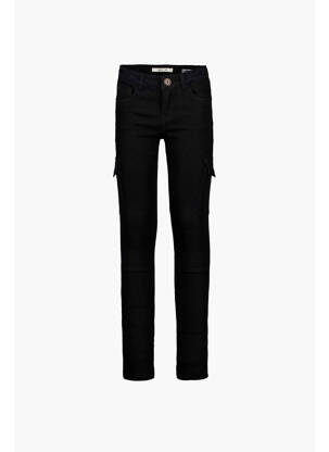 Pantalon cargo negru GARCIA fată