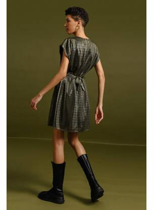 Rochie scurtă verde MOLLY BRACKEN femeie