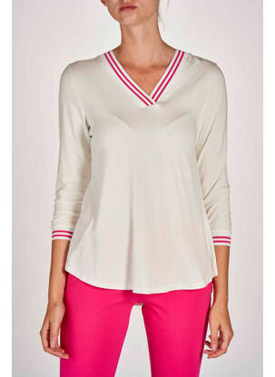 Top alb BELLITA femeie