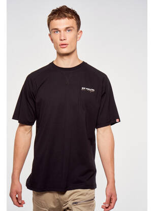 Tricou negru TOURIST LEMC bărbat