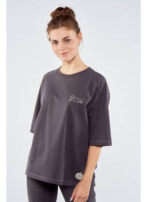 Tricou gri TOURIST LEMC femeie