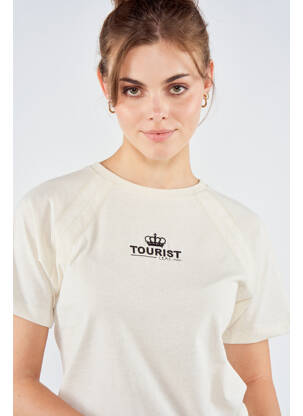 Tricou bej TOURIST LEMC femeie