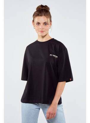 Tricou negru TOURIST LEMC femeie