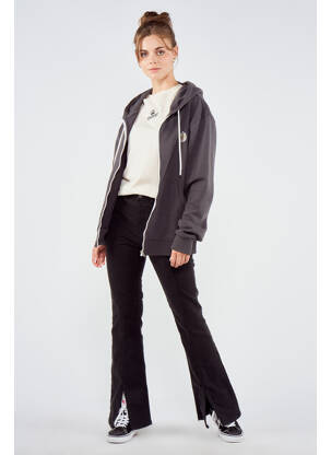 Hanorac cu glugă gri TOURIST LEMC femeie