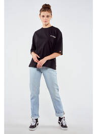 Tricou negru TOURIST LEMC femme