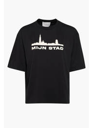 Tricou negru TOURIST LEMC femme