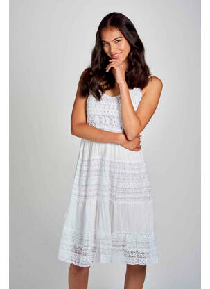 Rochie lungă alb HAILYS femeie