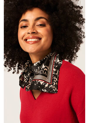 Eșarfă negru GARCIA femeie