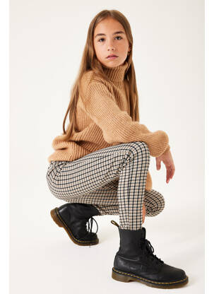 Pantalon chino bej GARCIA fată