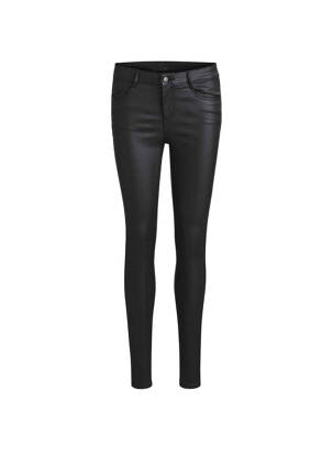 Pantalon slim negru VILA femeie