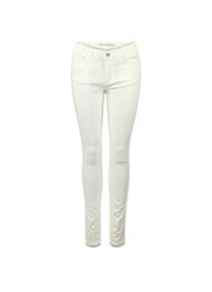 Pantalon slim alb VERO MODA femeie