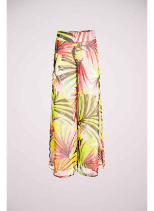 Pantalon evazat galben GUESS femeie