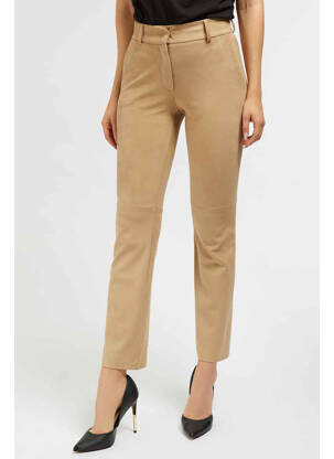 Pantalon slim bej GUESS femeie