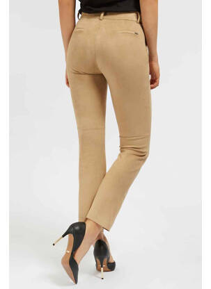 Pantalon slim bej GUESS femeie